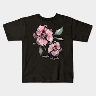 Gentle pink roses Kids T-Shirt